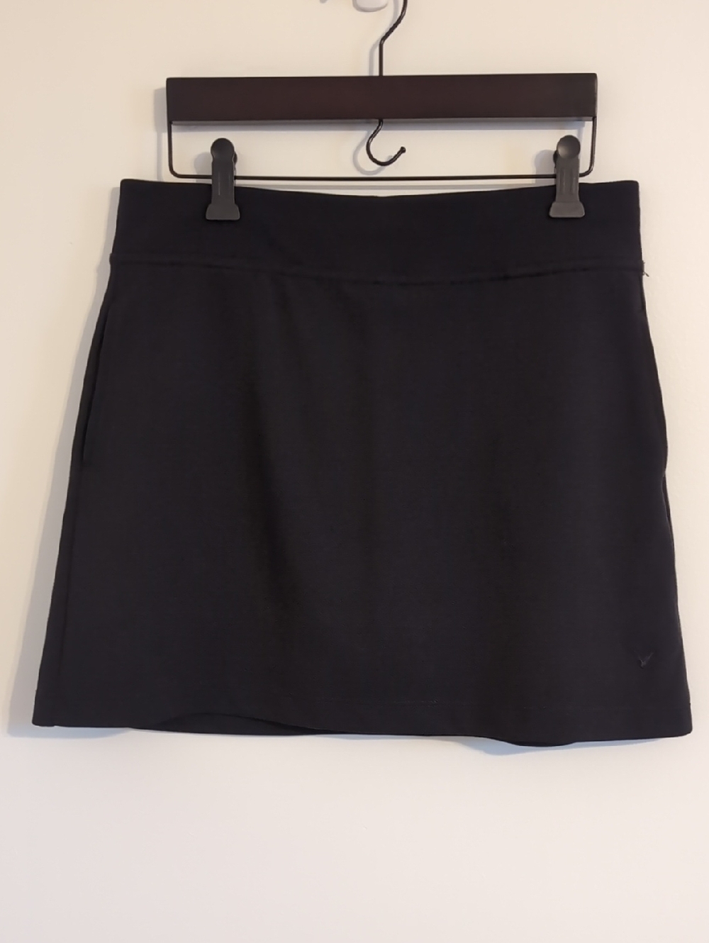 Callaway Black Athletic Mini Skirt with Subtle Logo